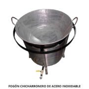 FOGÓN CHICHARRONERO DE ACERO INOXIDABLE