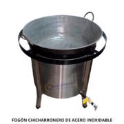 FOGÓN CHICHARRONERO DE ACERO INOXIDABLE