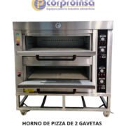 HORNO PARA PIZZA DE 2 GAVETAS