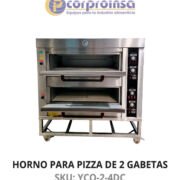 HORNO PARA PIZZA DE 2 GABETAS