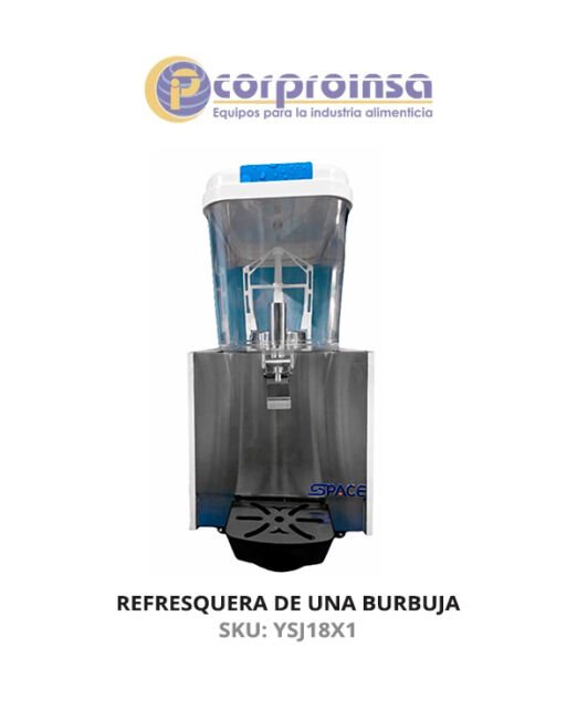 REFRESQUERA DE 1 BURBUJA MARCA SPACE