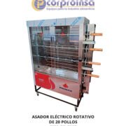 ASADOR ELÉCTRICO ROTATIVO PARA 20 POLLOS