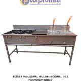 ESTUFA INDUSTRIAL MULTIFUNCIONAL DE TRES FUNCIONES DOBLE