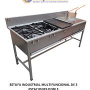 ESTUFA INDUSTRIAL MULTIFUNCIONAL DE TRES FUNCIONES DOBLE