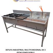 ESTUFA INDUSTRIAL MULTIFUNCIONAL DE TRES FUNCIONES DOBLE
