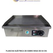 PLANCHA ELÉCTRICA DE SOBRE MESA DE 54 CM.