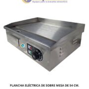 PLANCHA ELÉCTRICA DE SOBRE MESA DE 54 CM.