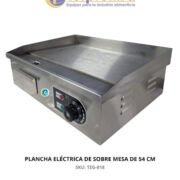 PLANCHA ELÉCTRICA DE SOBRE MESA DE 54 CM.