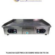 PLANCHA ELÉCTRICA DE SOBRE MESA DE 75 CM.