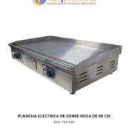 PLANCHA ELÉCTRICA DE SOBRE MESA DE 90 CM.