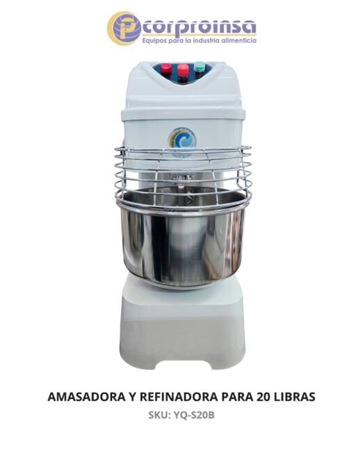 AMASADORA Y REFINADORA 20 LIBRAS