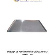 BANDEJAS PERFORADAS DE ALUMINIO 18X13