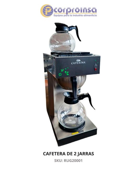 CAFETERA DE 2 JARRAS