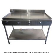 PLANCHA FREIDORA DE 48″ DE ACERO INOXIDABLE