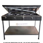 PLANCHA FREIDORA DE 48″ DE ACERO INOXIDABLE