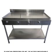 PLANCHA FREIDORA DE 48″ DE ACERO INOXIDABLE