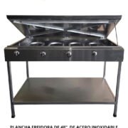 PLANCHA FREIDORA DE 48″ DE ACERO INOXIDABLE